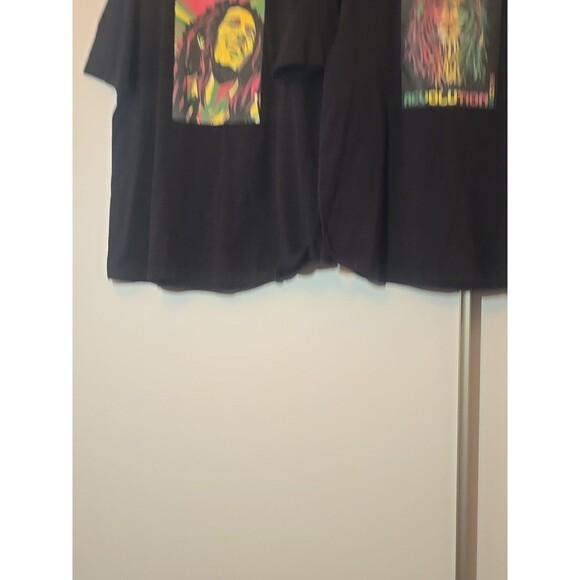 2 Lion Bob Marley rasto Crazy t-shirts size XL Reggae - Picture 4 of 5